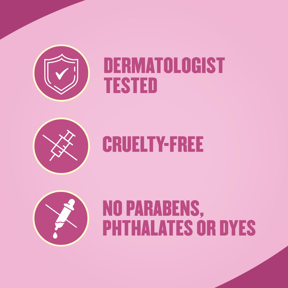 Gold Bond Floral Bloom dermatológicamente probado, libre de crueldad y sin parabenos