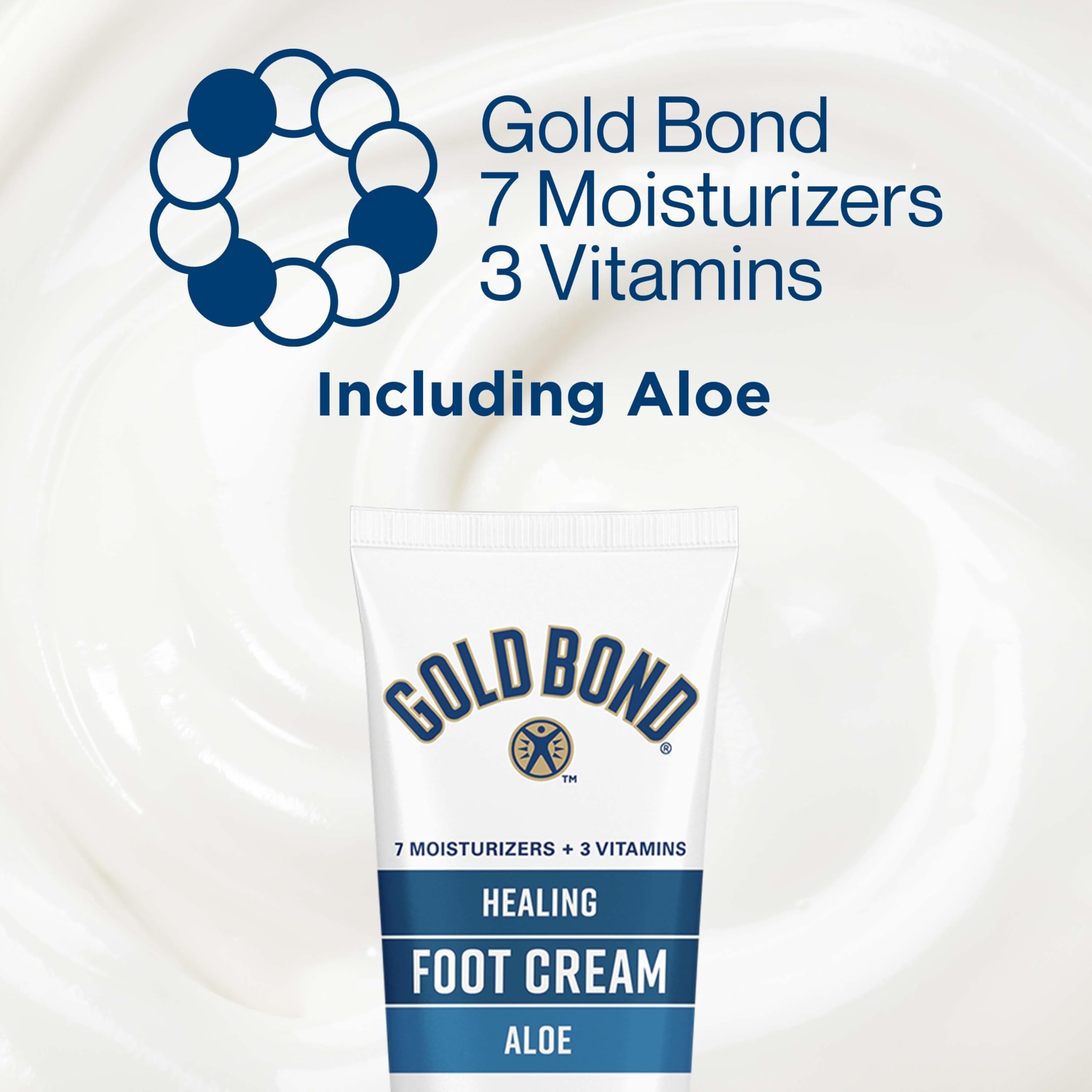 Gold Bond Healing Foot Cream vitamin B boost for skin vitality