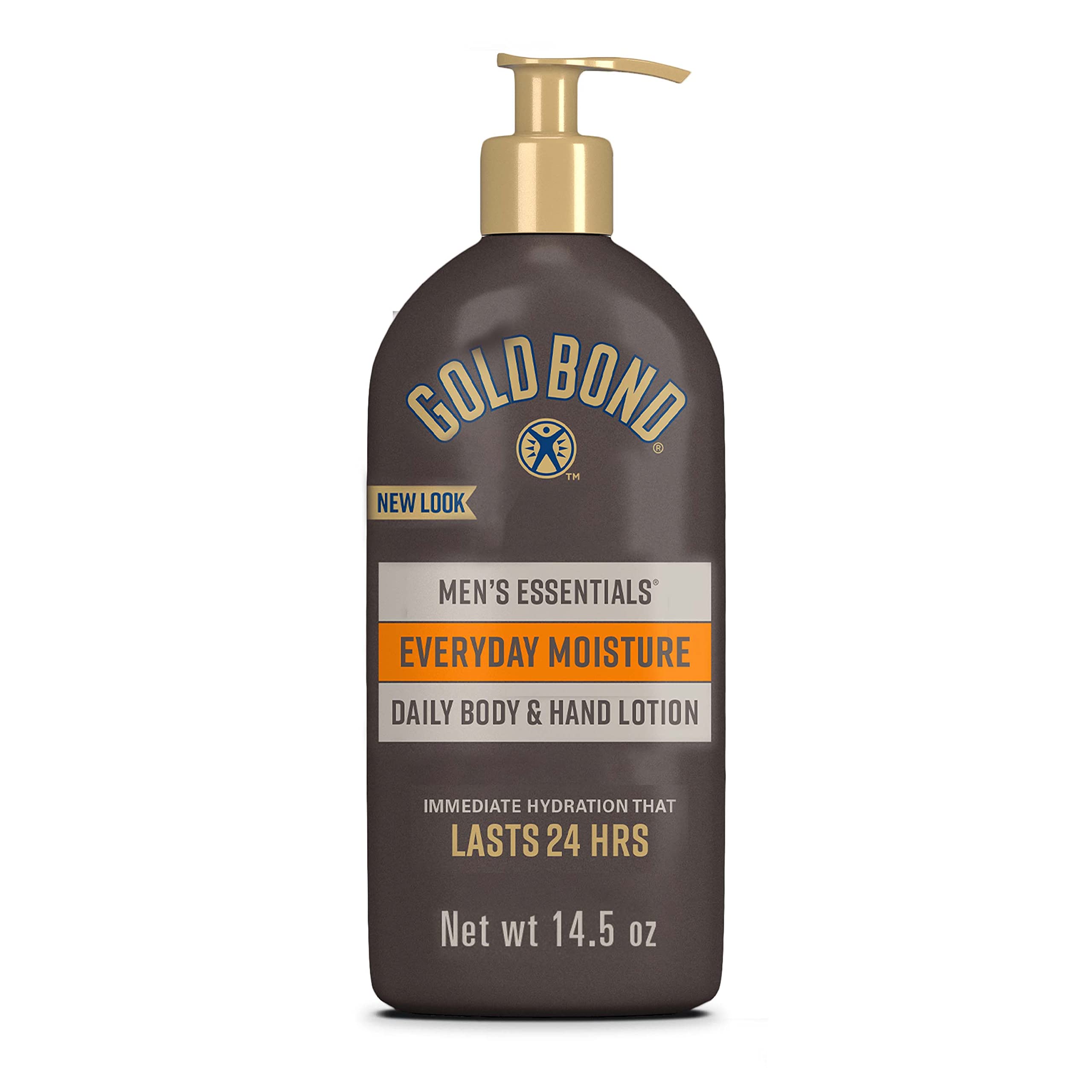 Gold Bond Hombres Essentials Loción, bote pump 14.5 oz para hidratación diaria