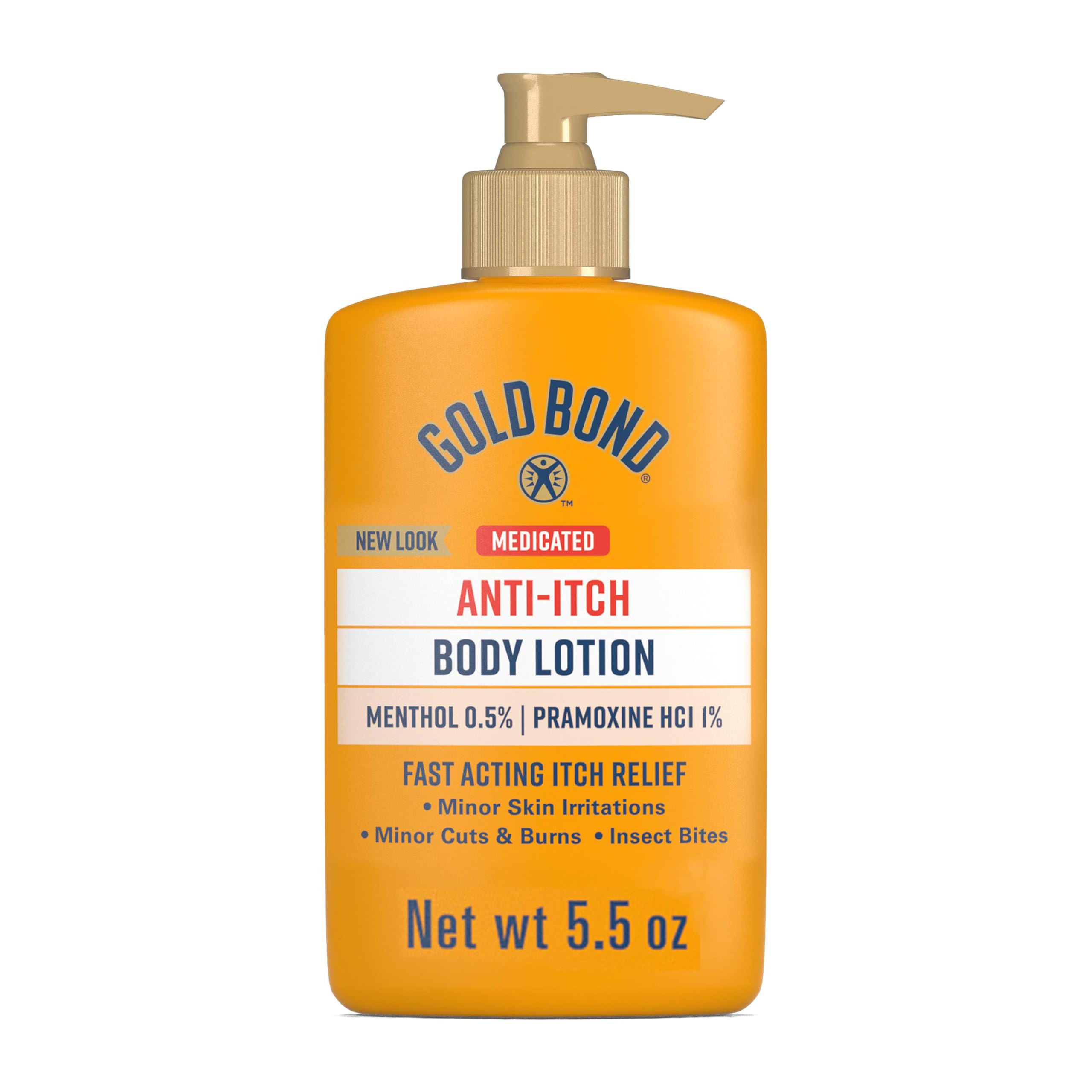 Gold Bond Loción anti-picor en botella de 5.5 oz para alivio inmediato