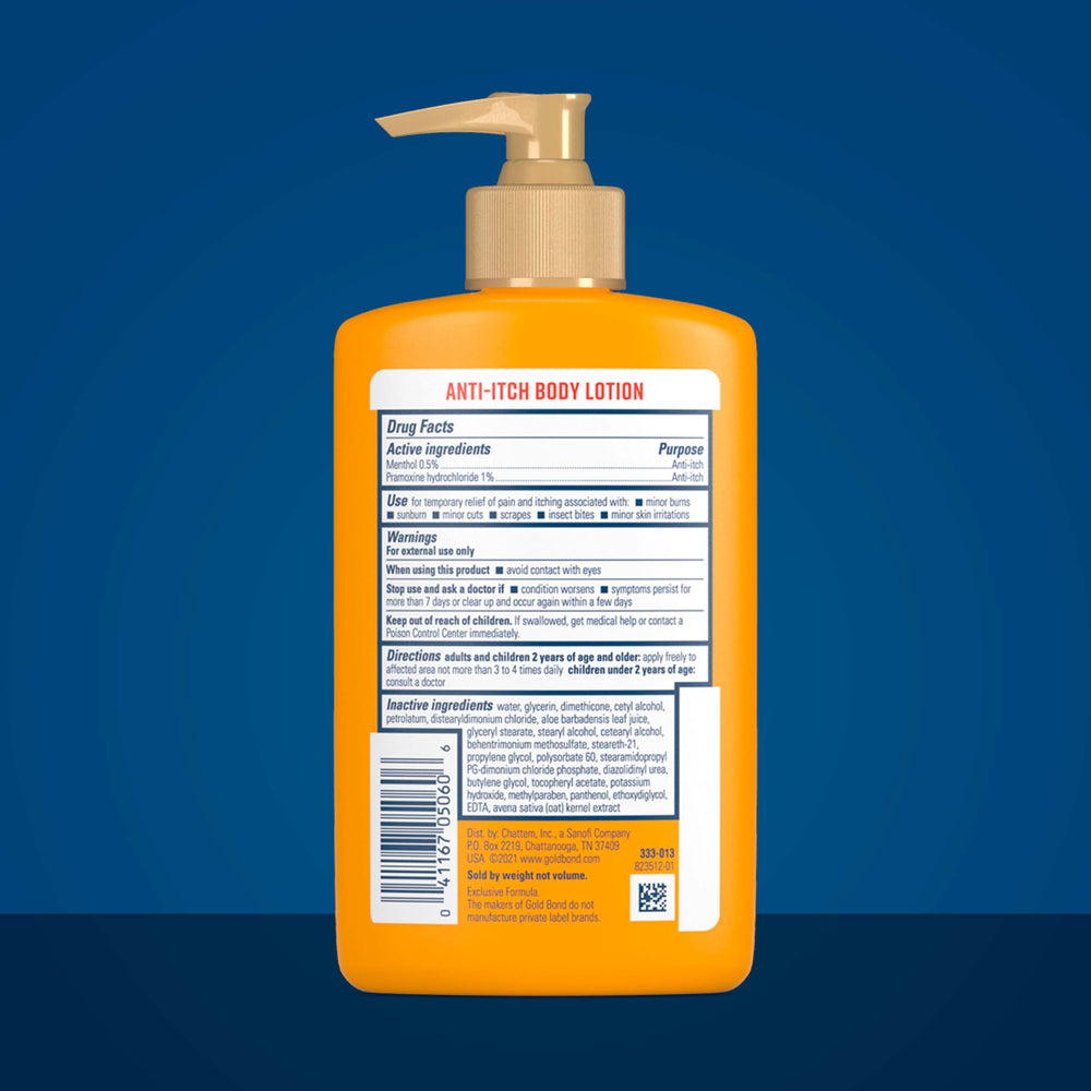 Gold Bond Loción con siete humectantes aloe y vitaminas E y B5