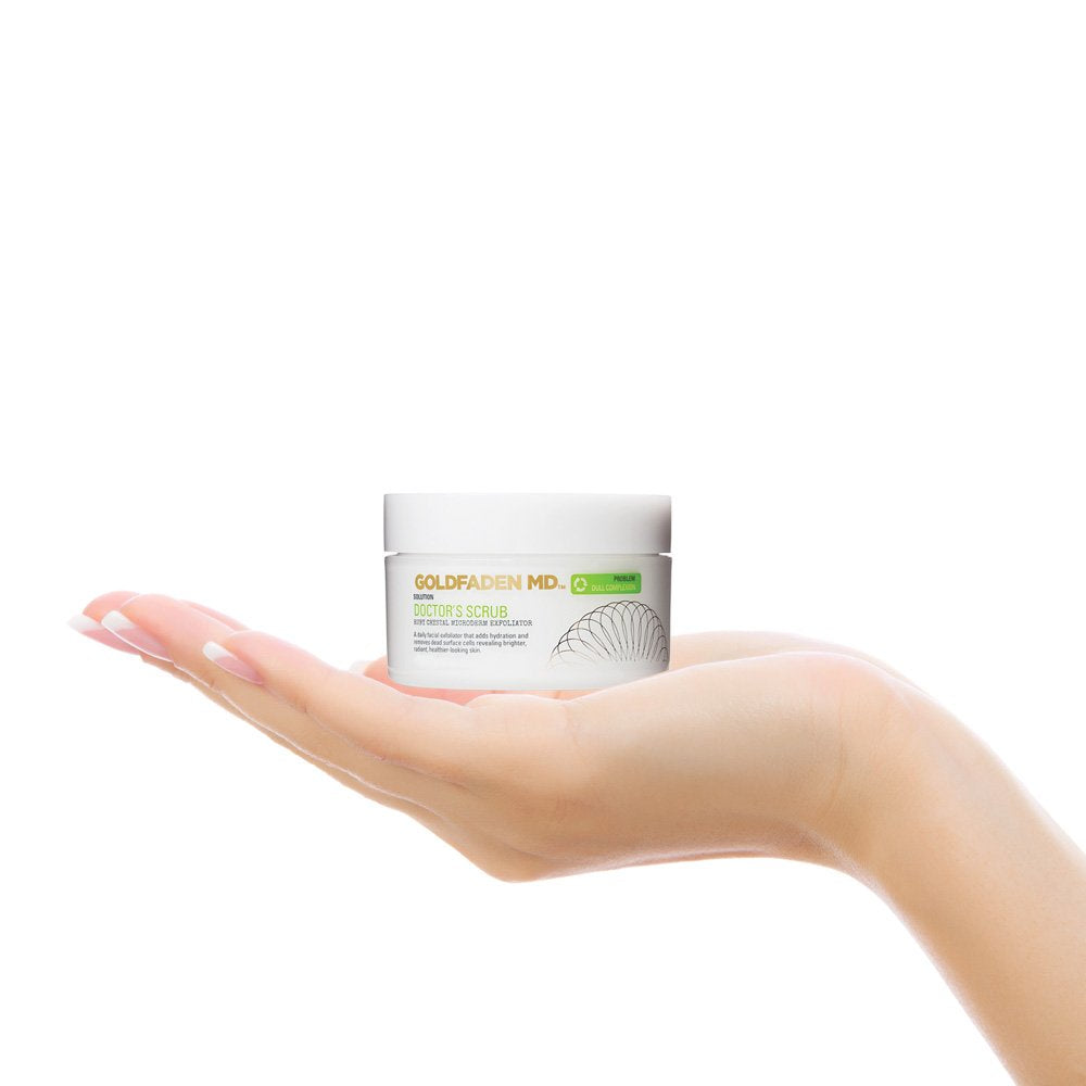GOLDFADEN MD Doctors Scrub seaweed extract boosts moisture and glow