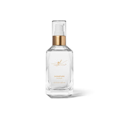 Goldie Locks Signature Hair Serum bottle close-up showing frizz control and shine