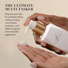 Goldie Locks Signature Leave-In Conditioner frizz-control spray taming flyaways.