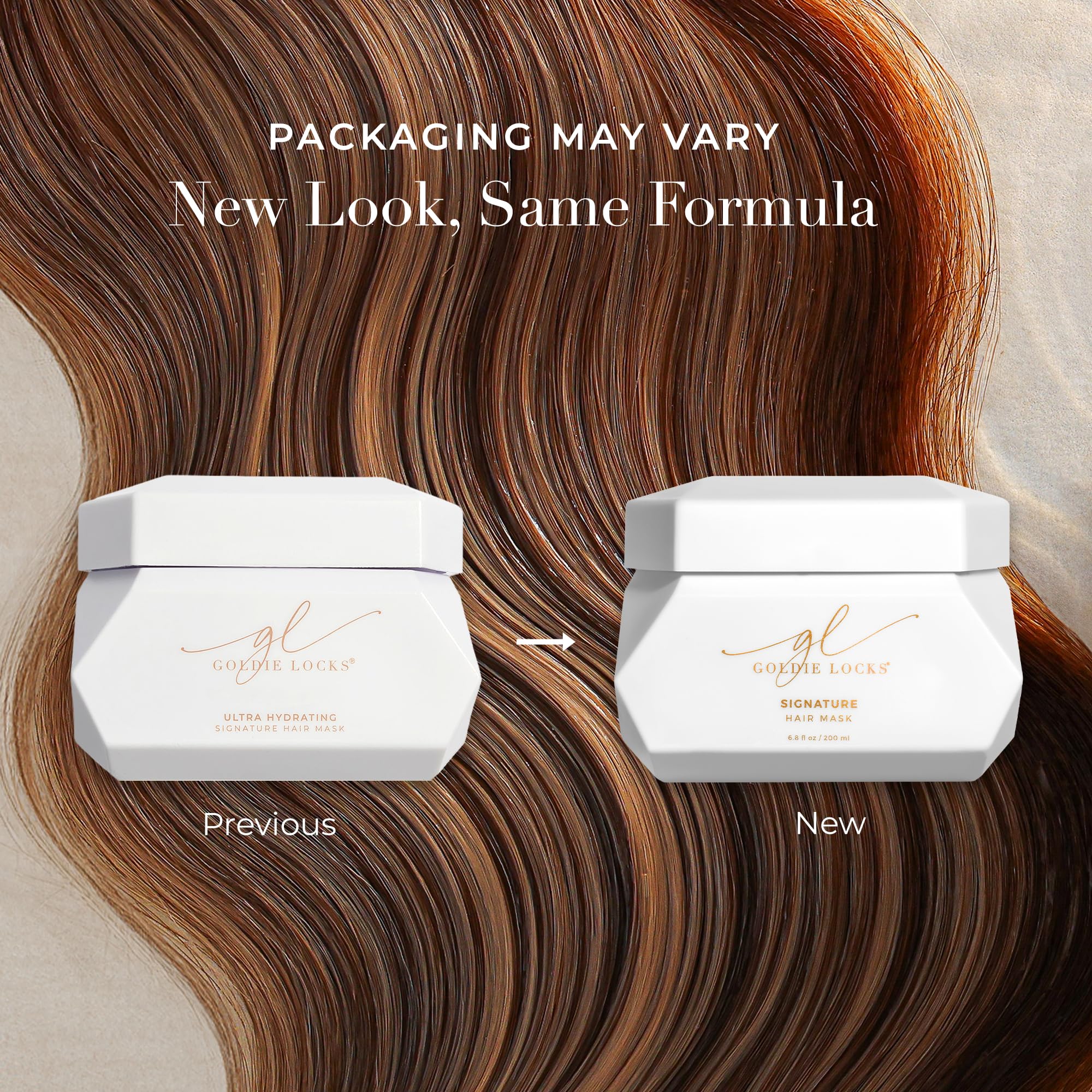 Goldie Locks Ultra Hydrating Mask texture highlights rich conditioning for frizz control