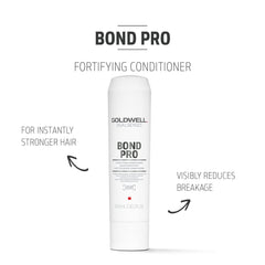 Etiqueta de Goldwell Dualsenses Bond Pro con branding profesional.