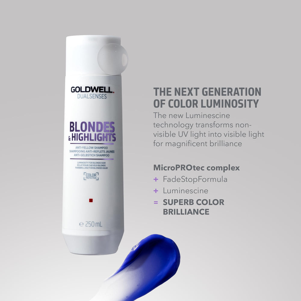 Goldwell Dualsenses bottle with pump close-up ready for daily use