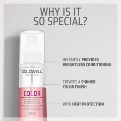 Goldwell Dualsenses Color Brilliance Serum Spray, textura liviana, acondicionamiento sin peso