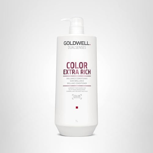 Goldwell Dualsenses Color Extra Rich Brilliance Conditioner pack shot on display