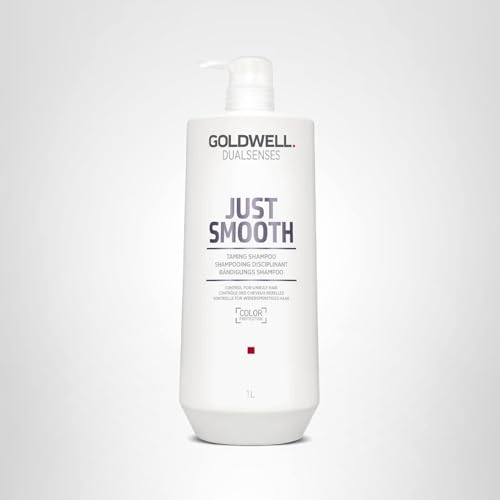 Goldwell Dualsenses Just Smooth shiny-hair result after use.