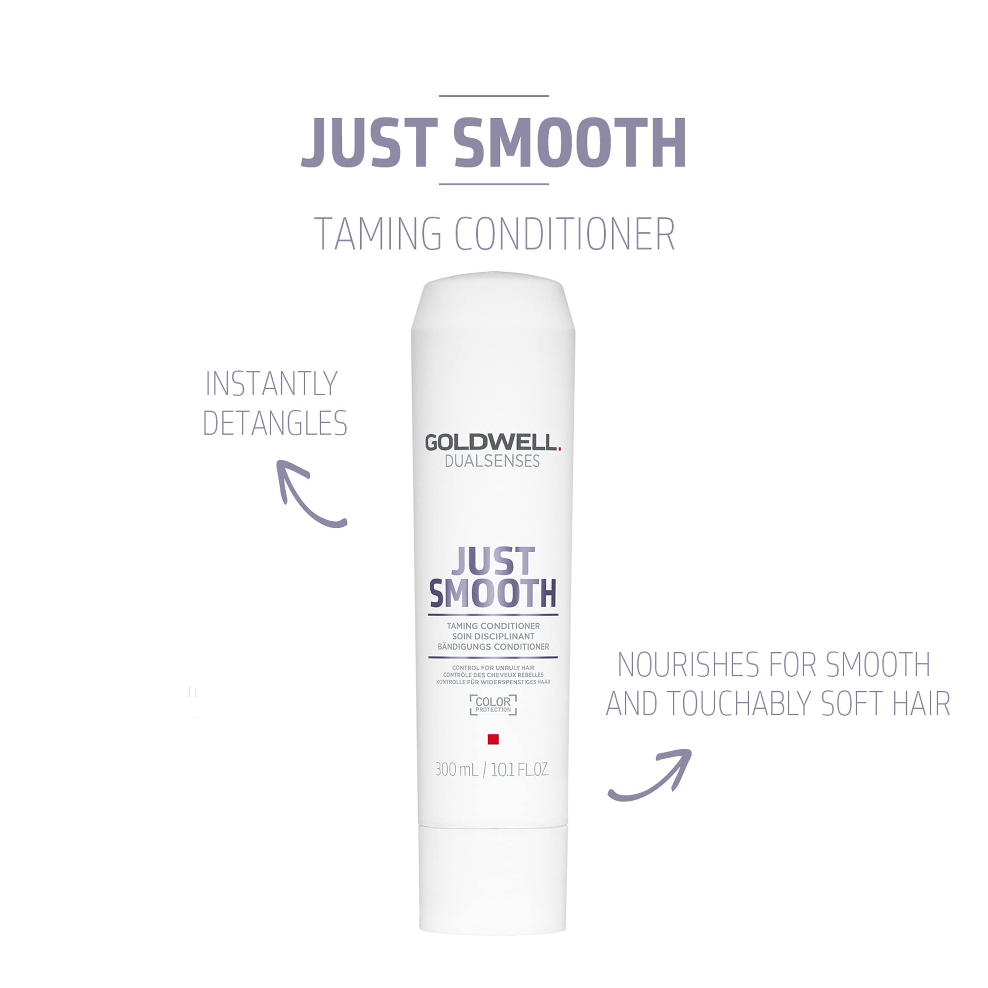 Textura cremosa de Goldwell Dualsenses Just Smooth para una aplicación suave