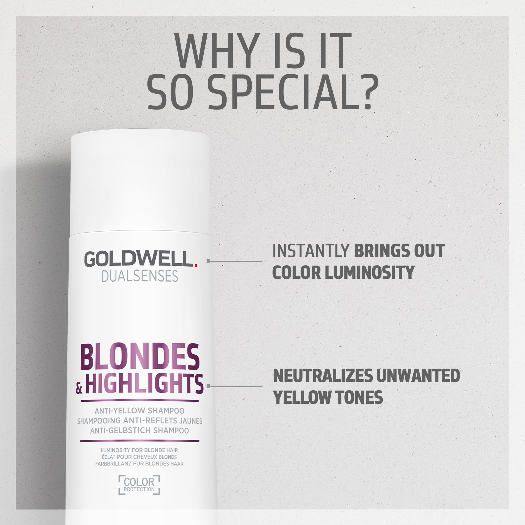 Goldwell Dualsenses aplicación suave: adecuada para todo tipo de cabello.