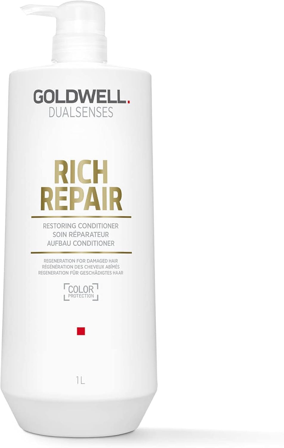 Goldwell Rich Repair conditioner bottle, 1L size, for daily nourishment and conditioning