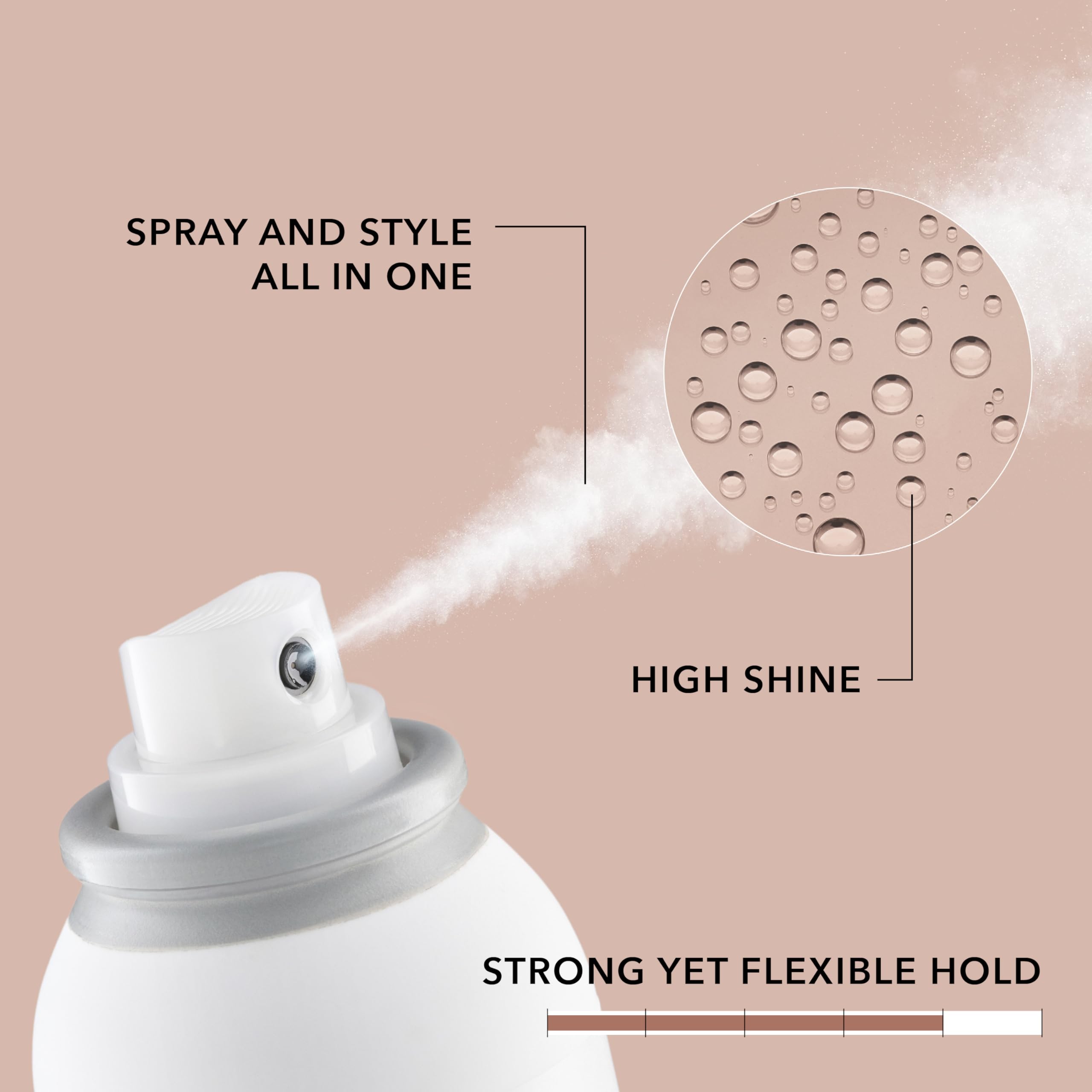 Goldwell StyleSign Dry Spray Wax provides long-lasting volume and separation