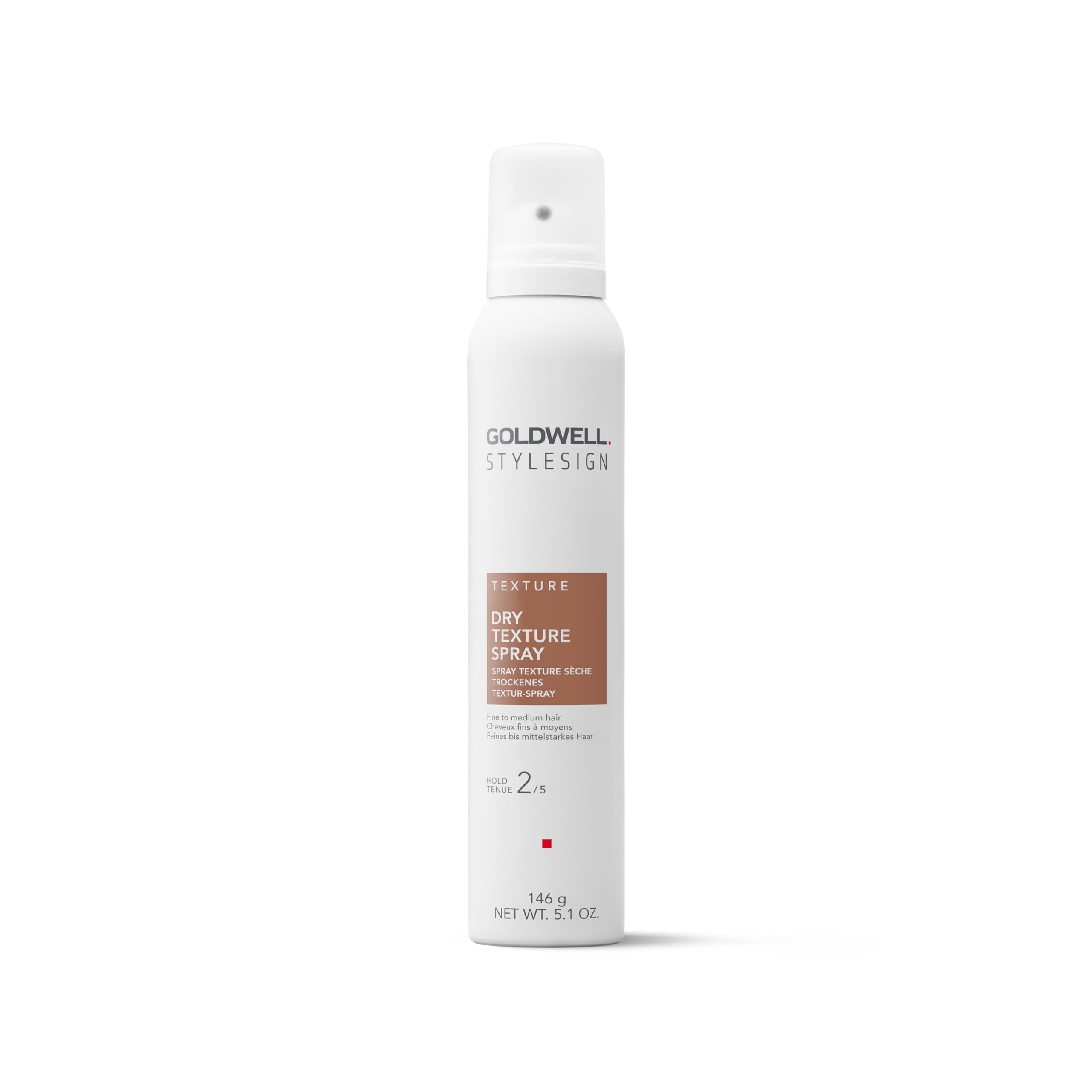 Goldwell StyleSign Dry Texture Spray bottle front view for easy styling refresh.