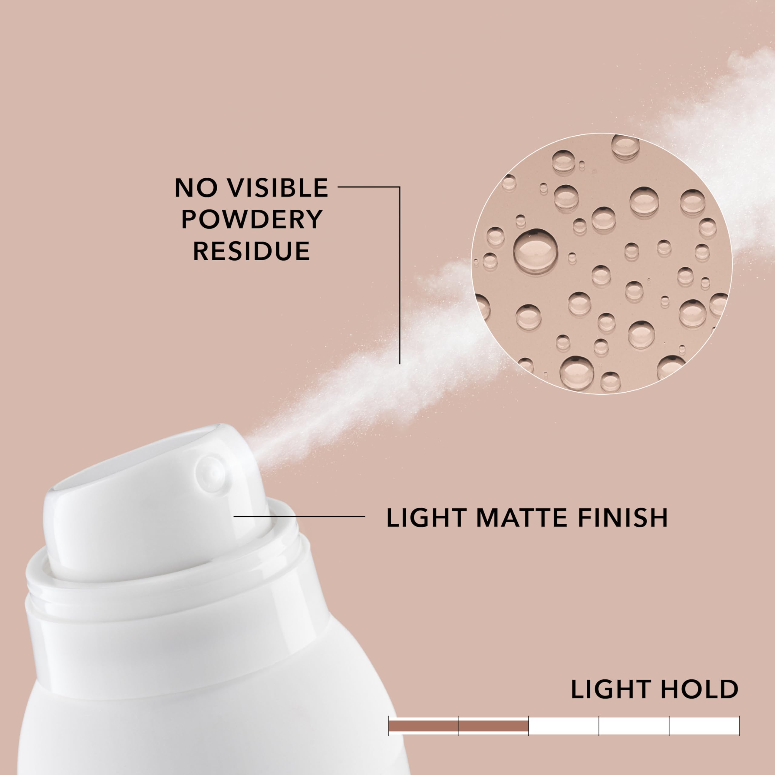 Goldwell StyleSign Dry Texture Spray no-residue finish on dry hair.