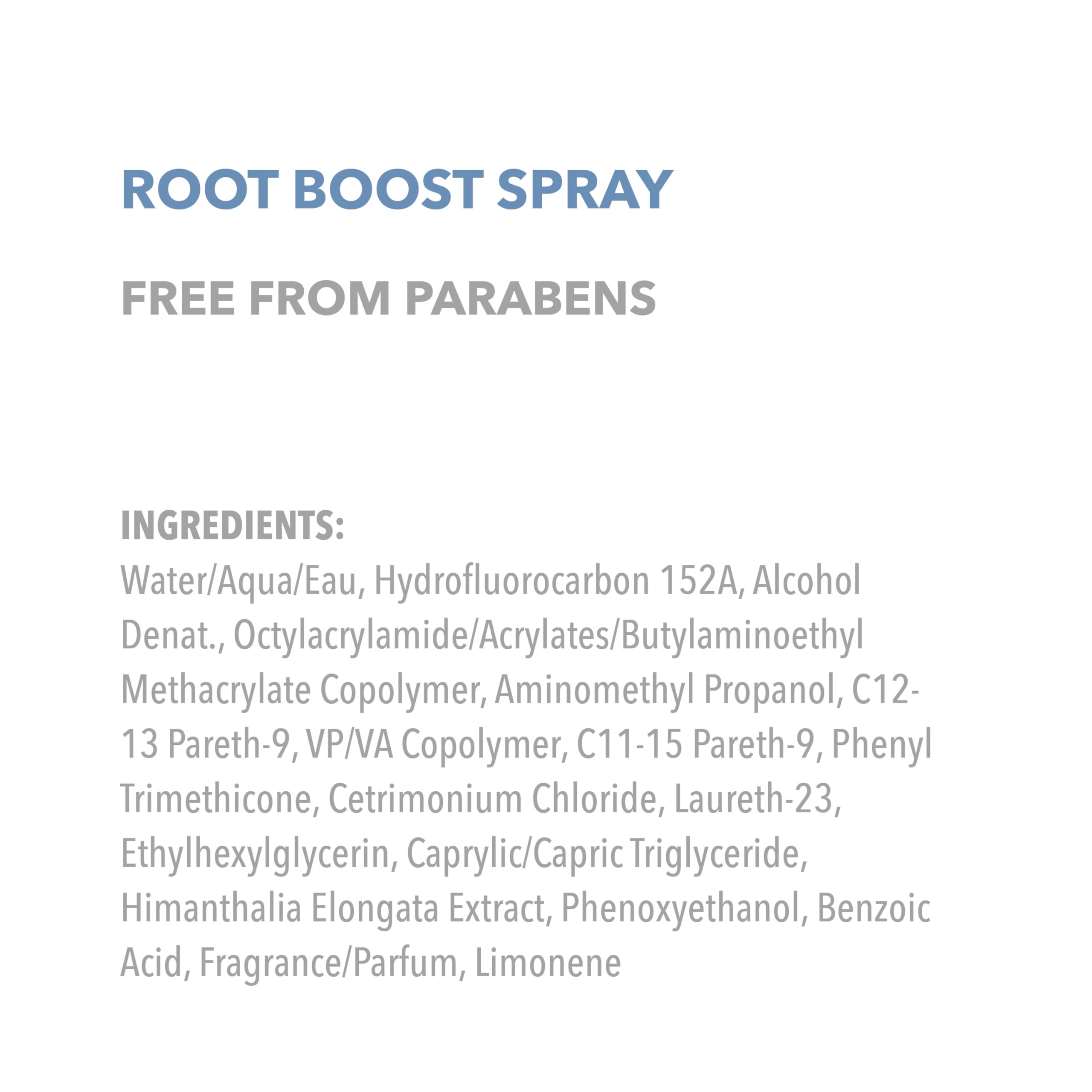 Goldwell StyleSign Root Boost Spray mist adds volume with no extra shine at roots