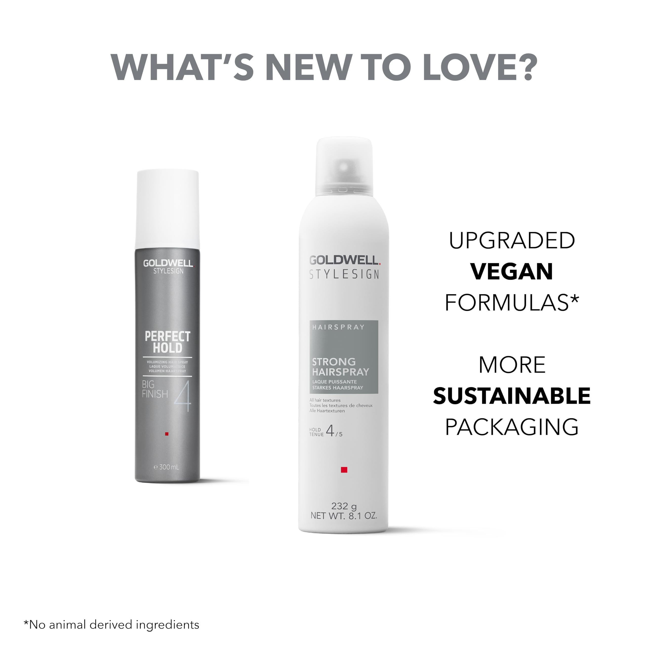 Goldwell StyleSign Strong Hairspray color-safe option for color-treated hair.