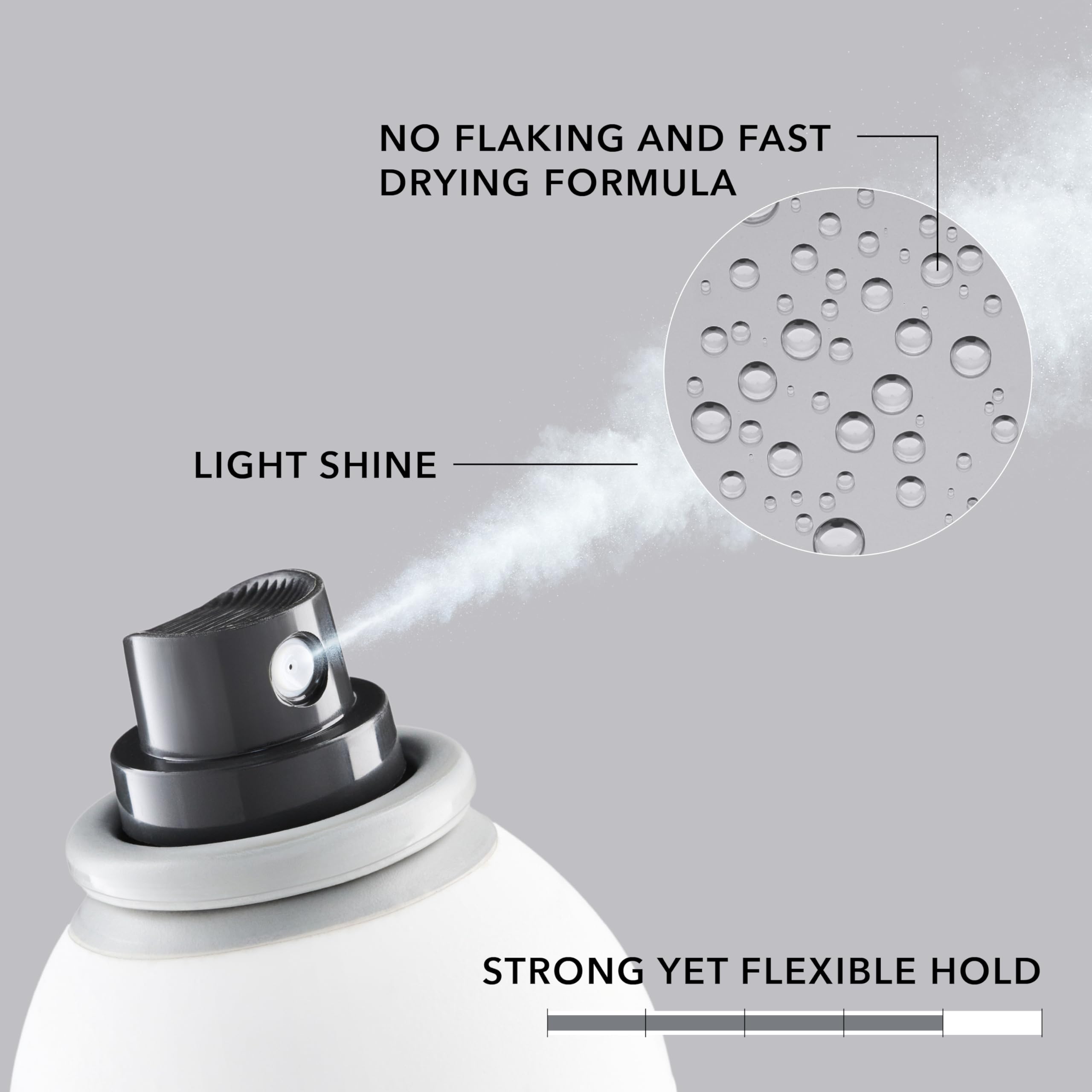 Goldwell StyleSign Strong Hairspray label highlights color-safe vegan formula.