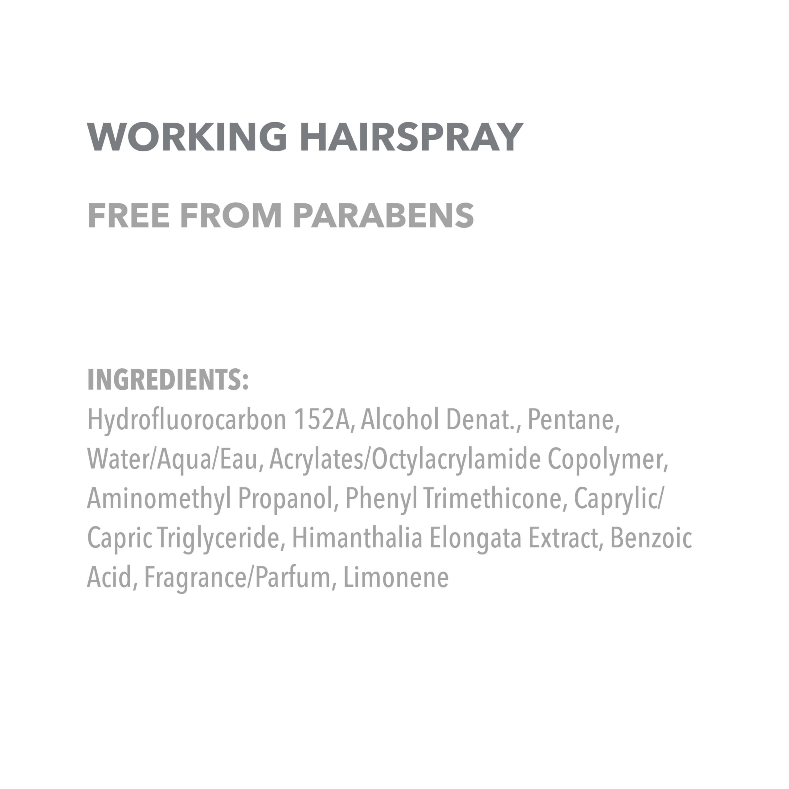 Goldwell StyleSign Working Hairspray on-hair demonstrating flyaway control and movement.