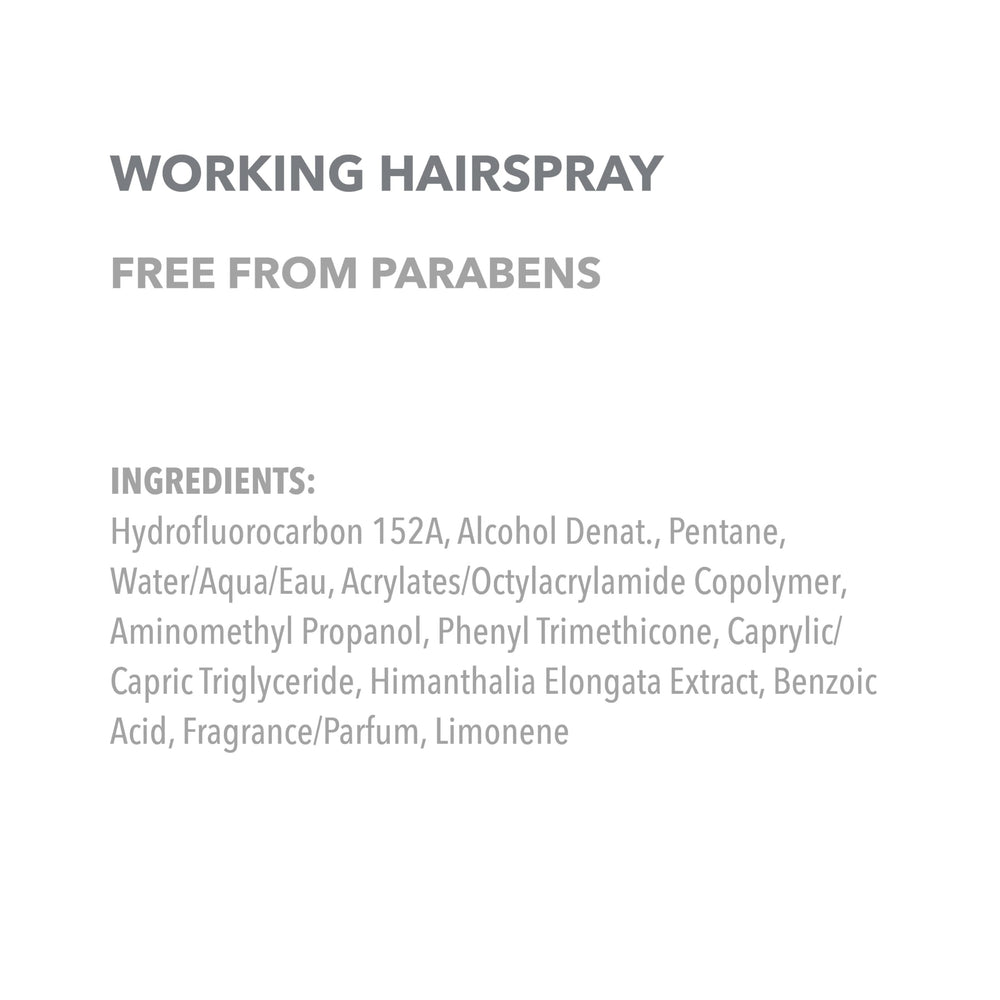 Goldwell StyleSign Working Hairspray on-hair demonstrating flyaway control and movement.