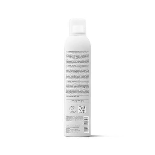 Goldwell StyleSign Working Hairspray spray action demonstrates quick-dry performance for busy mornings.