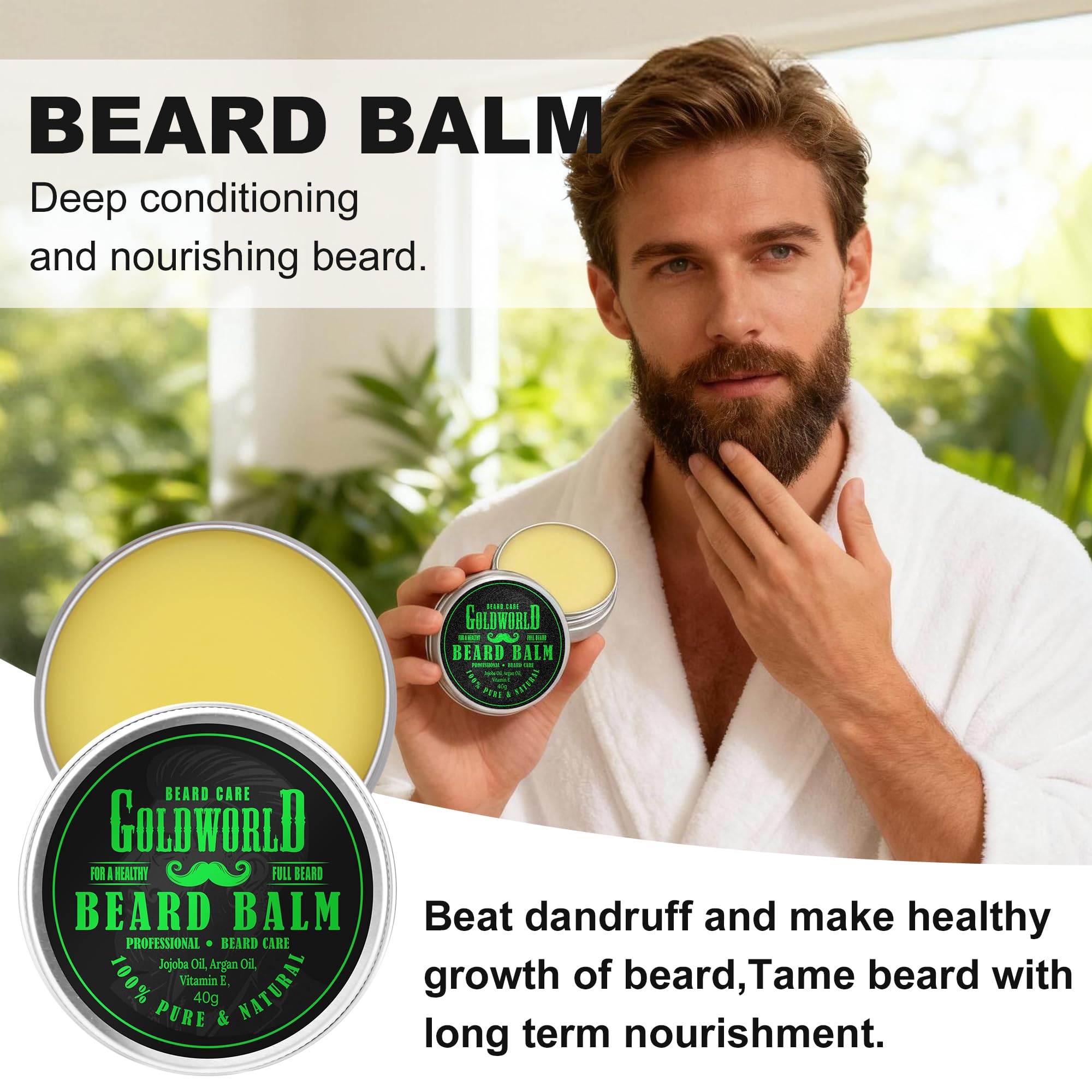 GoldWorld wooden comb with anti-static sandalwood for gentle grooming