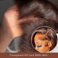GOLFMAX 30in wig back view highlights seamless cap and fullness