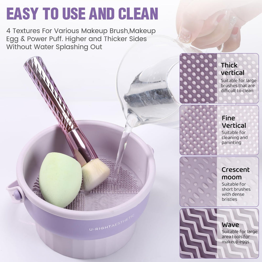 GOLIKEE silicone material protects brush bristles during cleaning