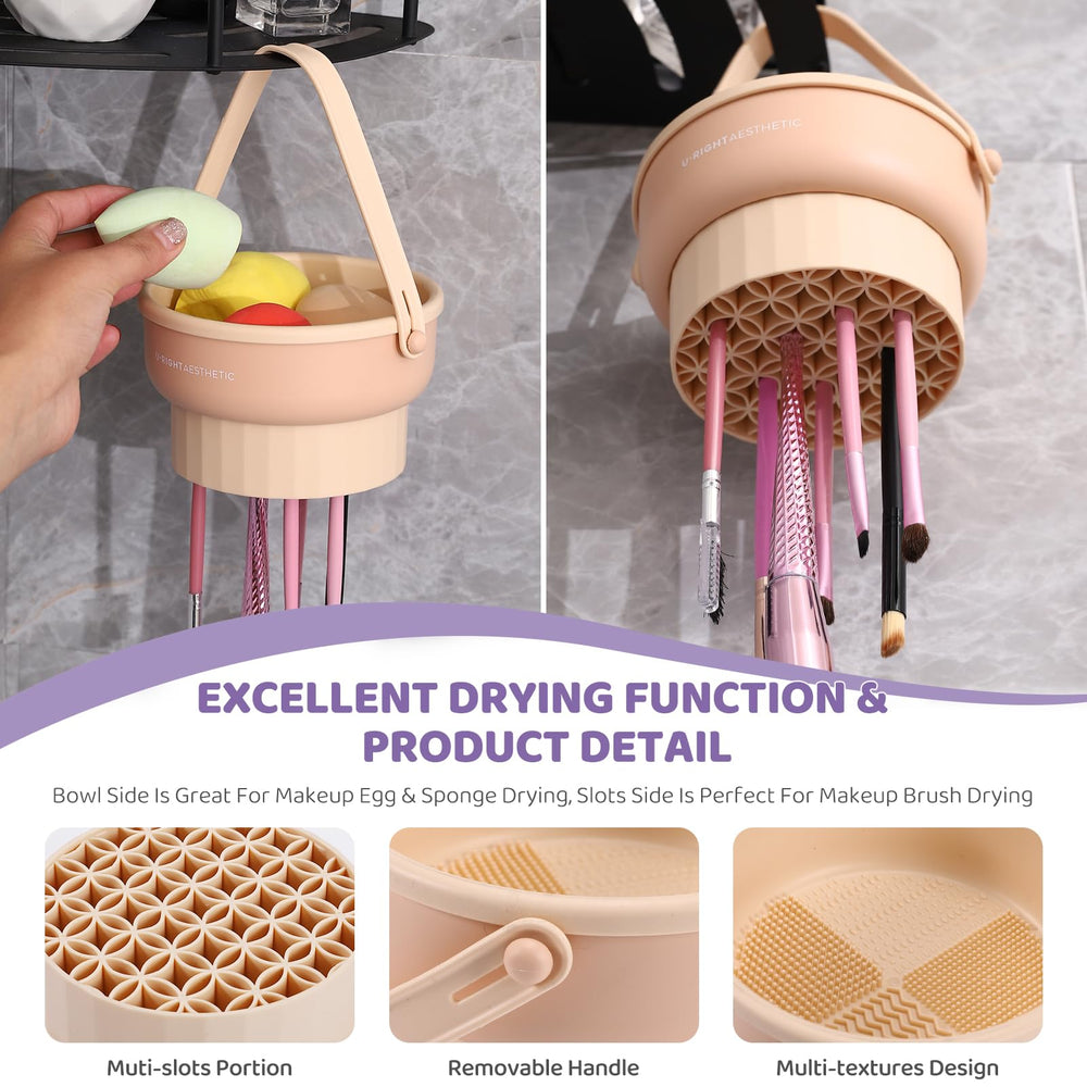 GOLIKEE textured surfaces deeply cleanse various brush types