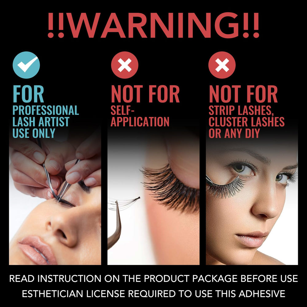 GOLLEEPRO glue packaging highlights 6-8 weeks retention capability.