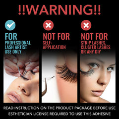 GOLLEEPRO glue packaging highlights 6-8 weeks retention capability.