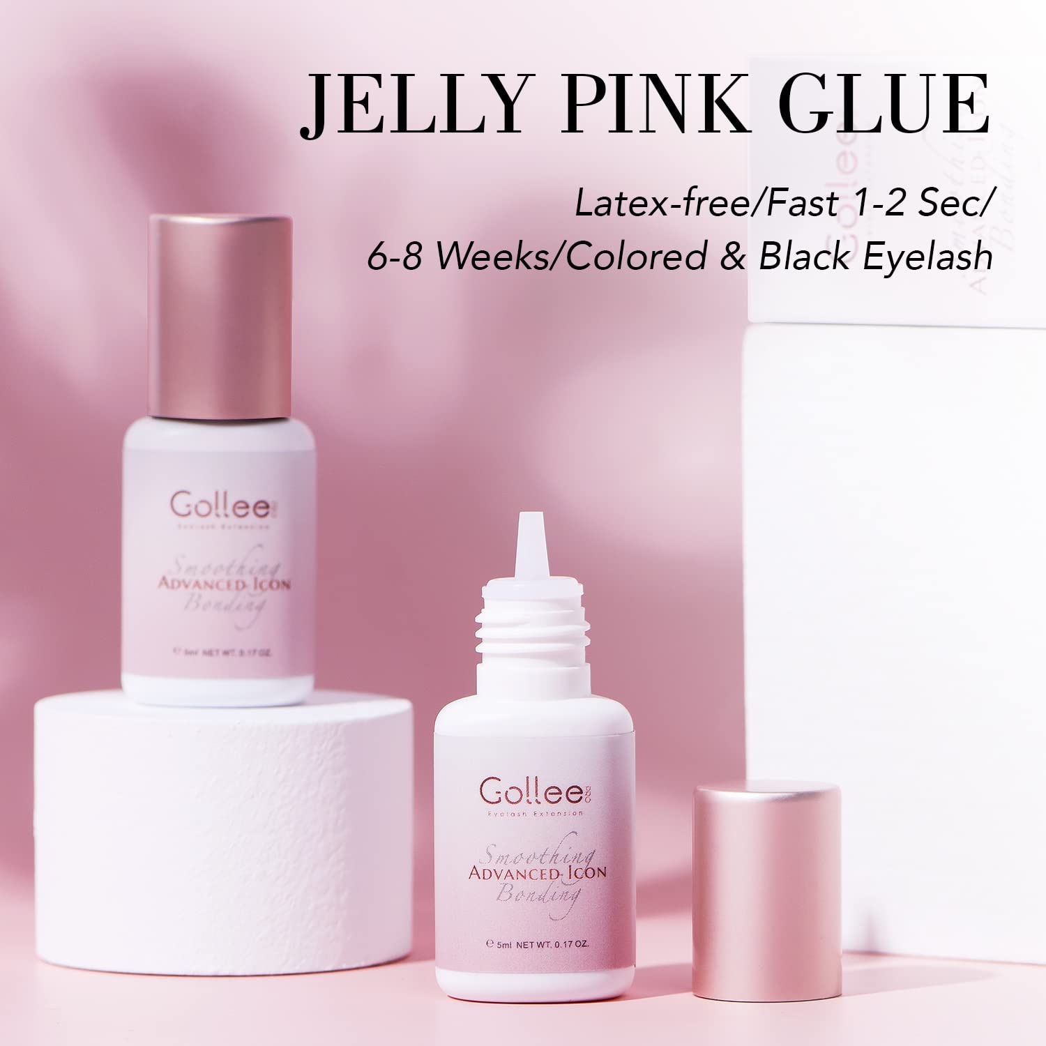 GOLLEEPRO low-odor formula supporting comfortable lash applications.