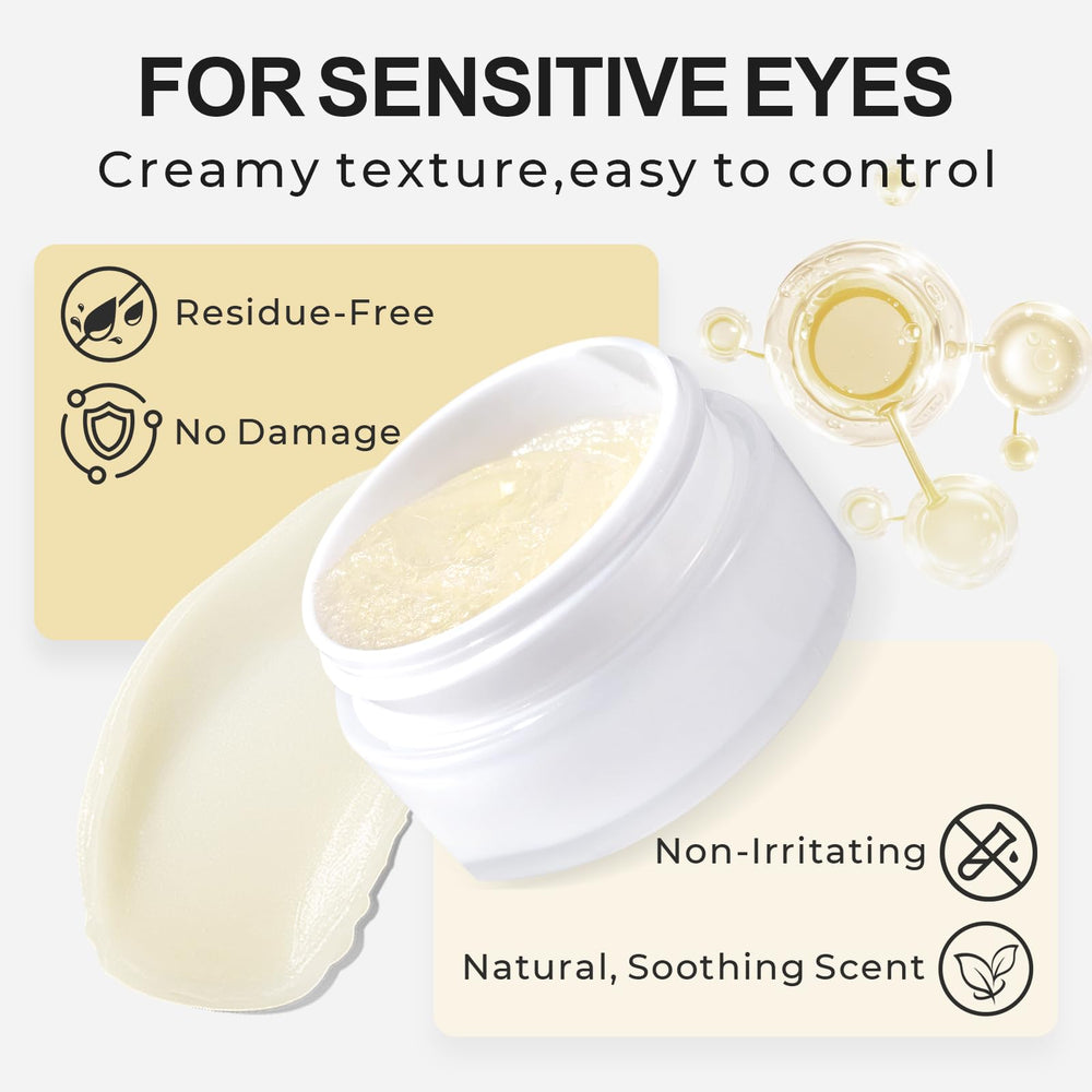 GOLLEEPRO fórmula suave natural protege ojos durante la remoción.