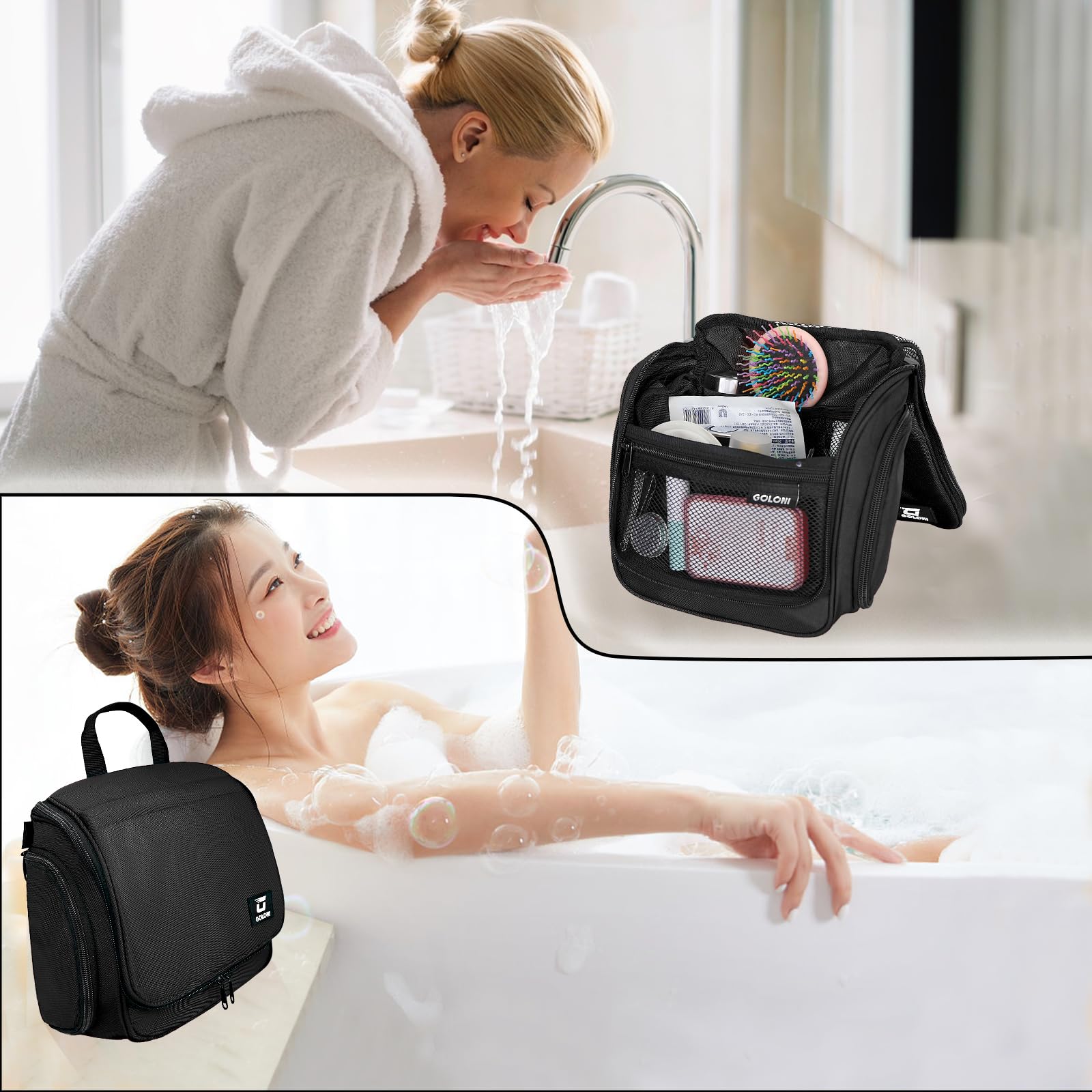 Goloni gender-neutral travel bag design suits any itinerary.