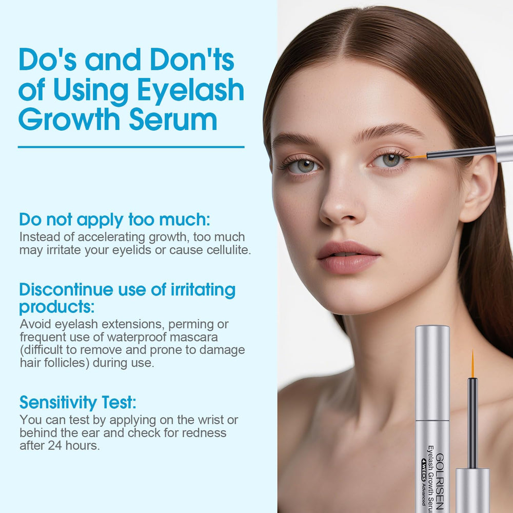 GOLRISEN serum para pestañas: crecimiento más largo