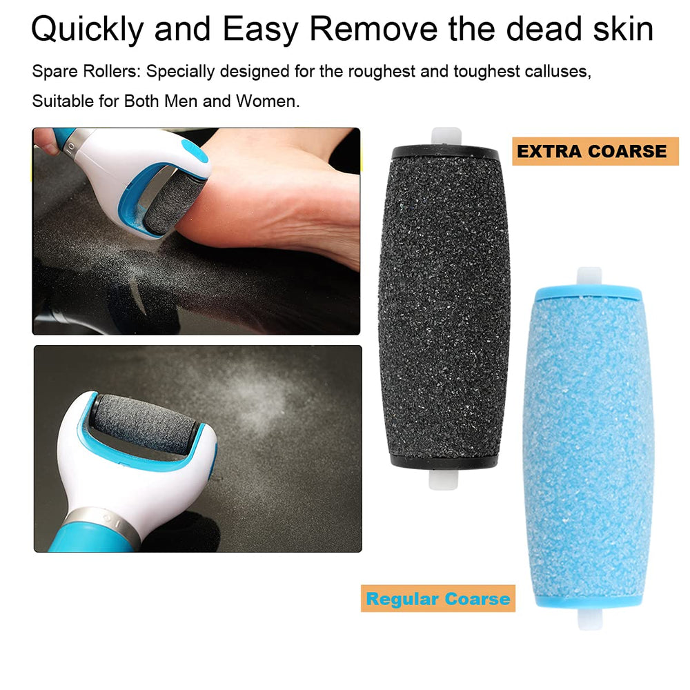 GOMINYUF blue regular coarse rollers for Amope Pedi deliver smoother skin