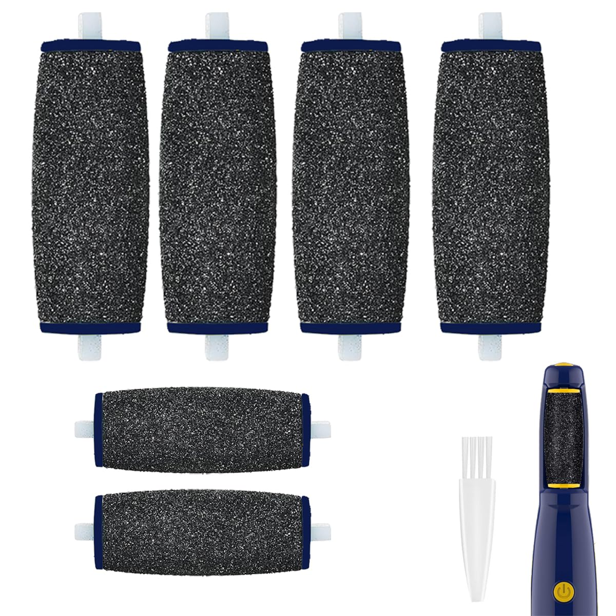 GOMINYUF replacement roller for Dr. Scholl's callus remover with extra coarse grit for smoother feet