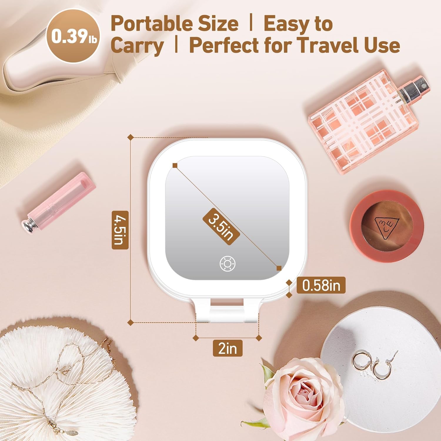 GOMIPURU LED illumination with three color modes for day, evening, and ambient lighting