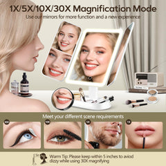 GOMIPURU 10X magnification for precise brow grooming