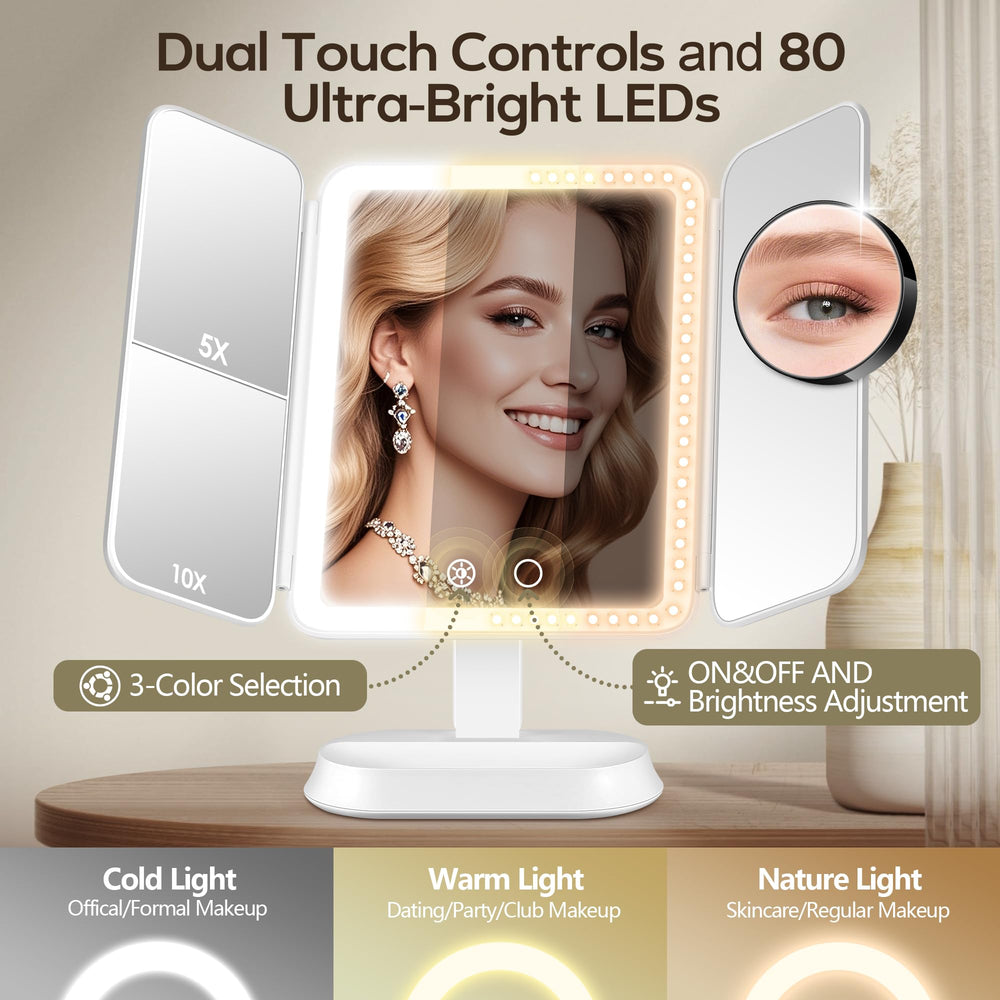 GOMIPURU 5X magnification for smooth foundation blending