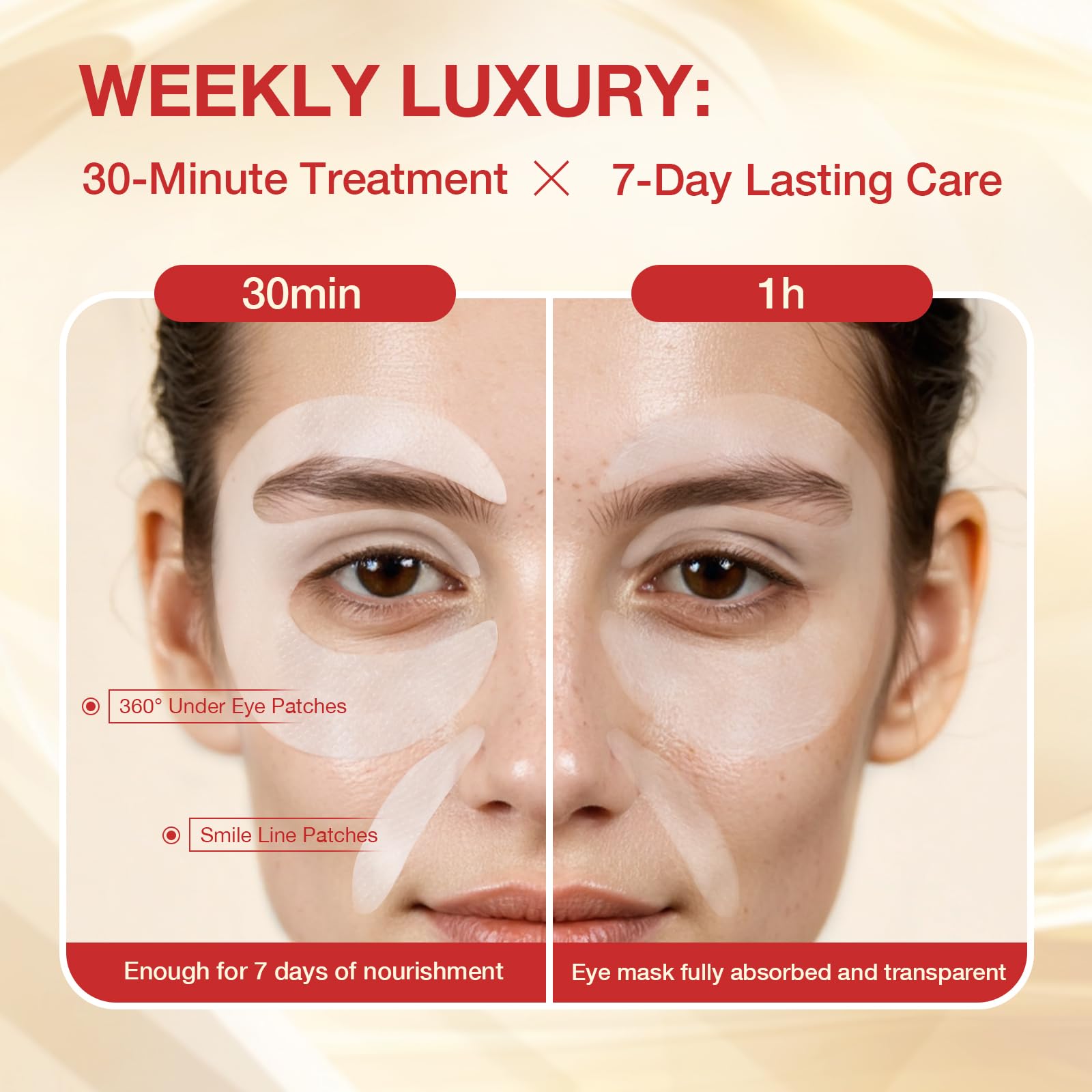GONIM night-time eye mask for overnight care and morning radiance.