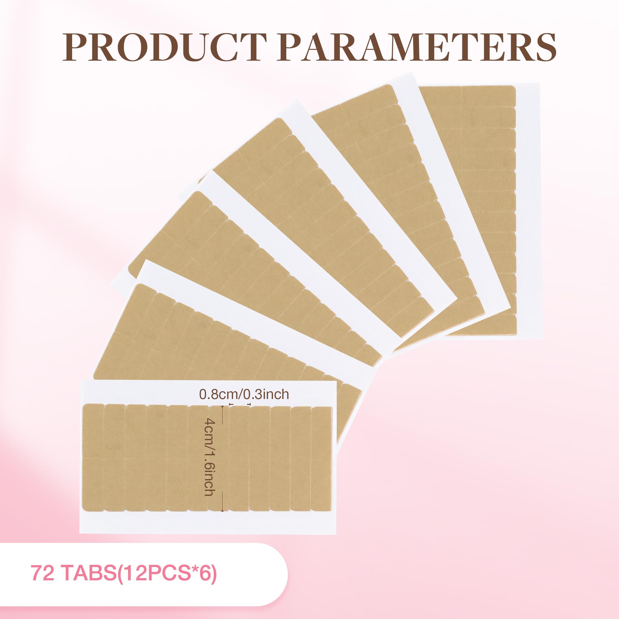 GOO GOO hair extension tape durable invisible adhesive blends with natural hair.