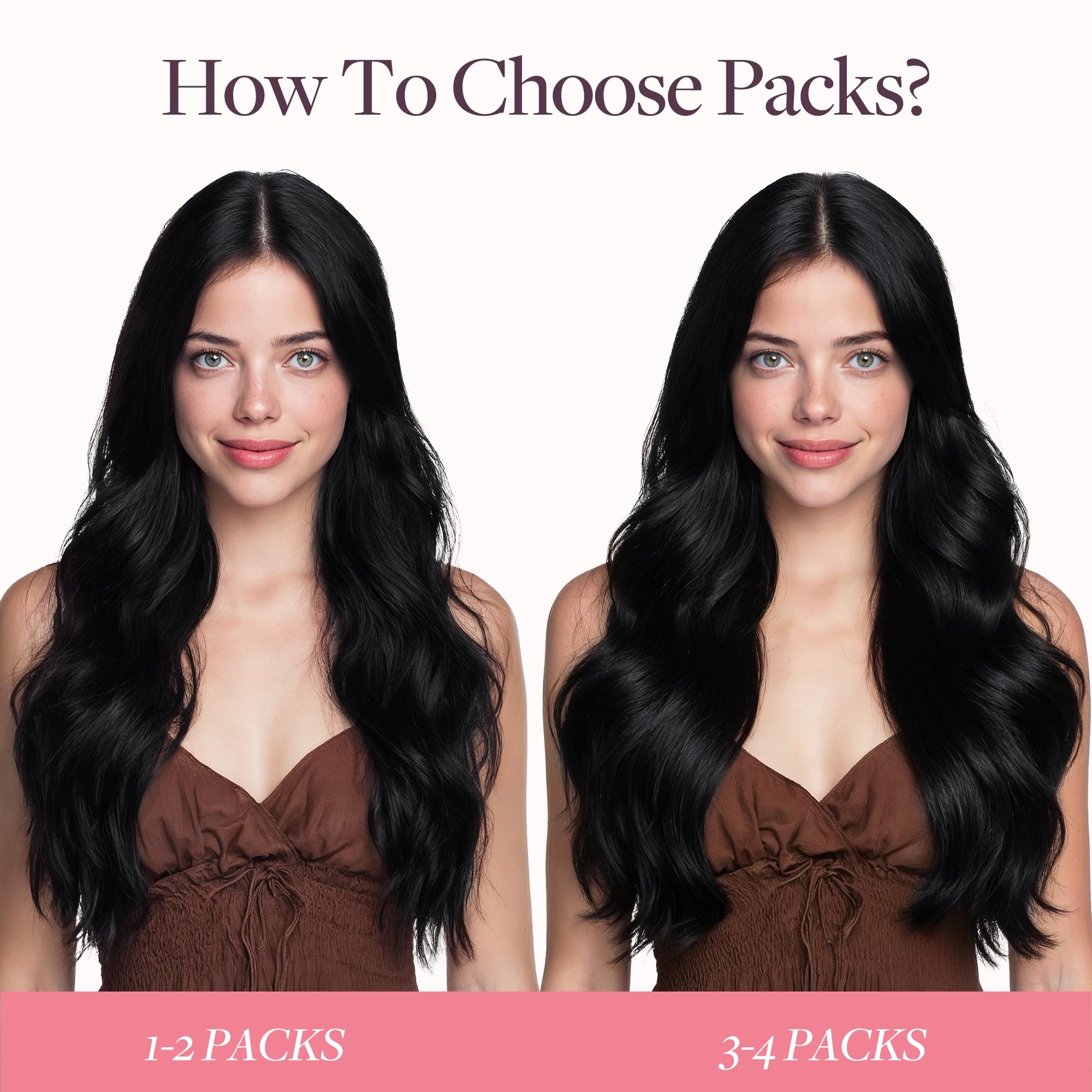 GOO GOO length options 10–28 inches for customizable volume