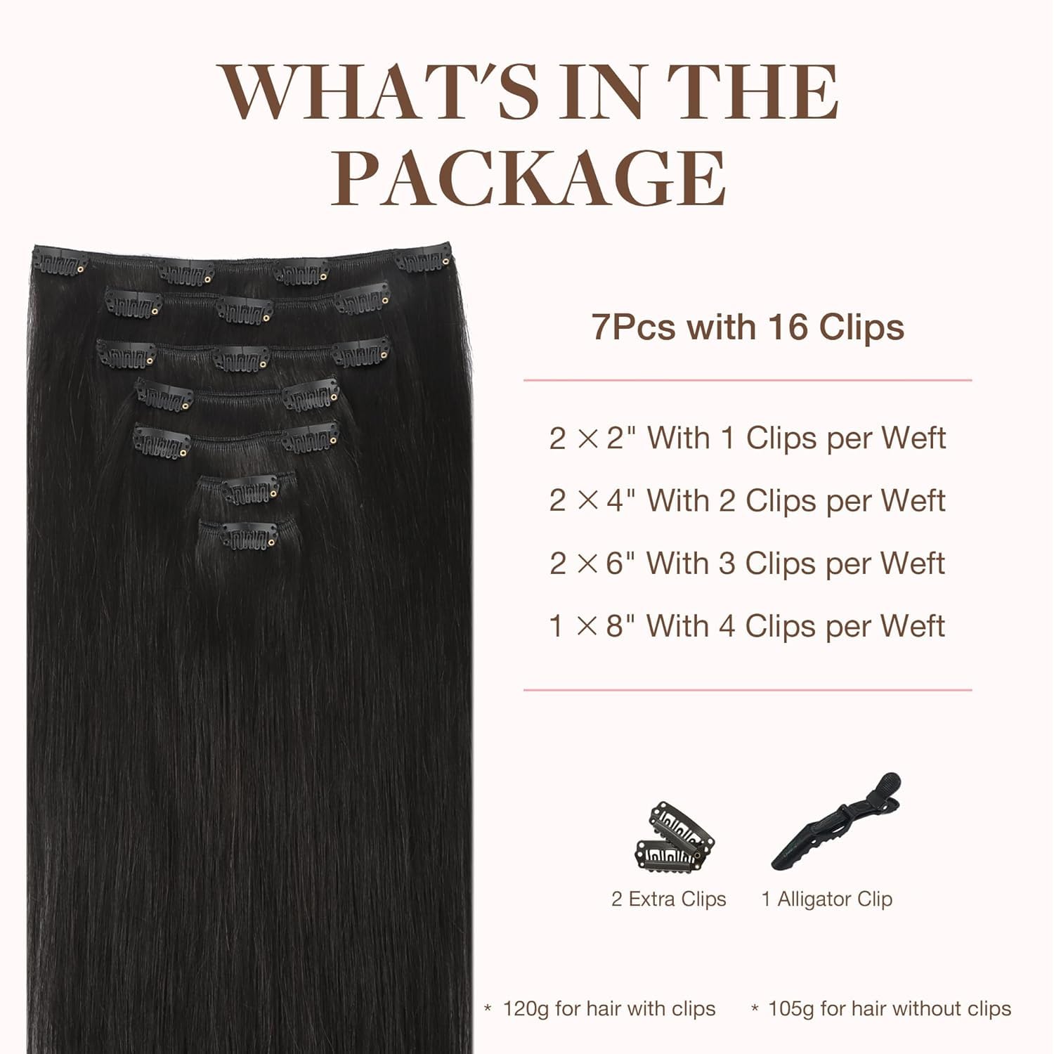GOO GOO Real Human Hair close-up highlights silky texture
