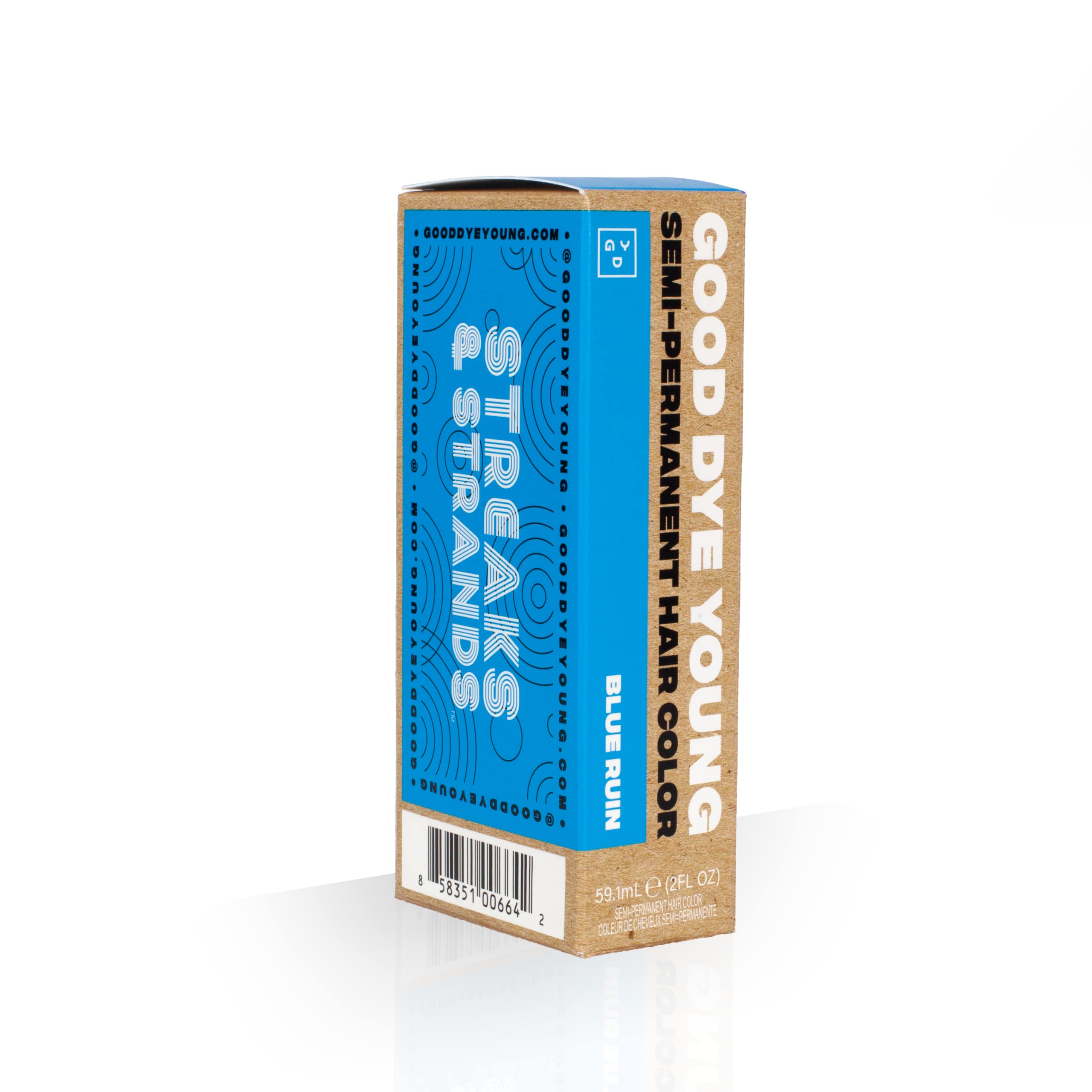 Good Dye Young Blue Ruin UV protection helps defend color during heat styling