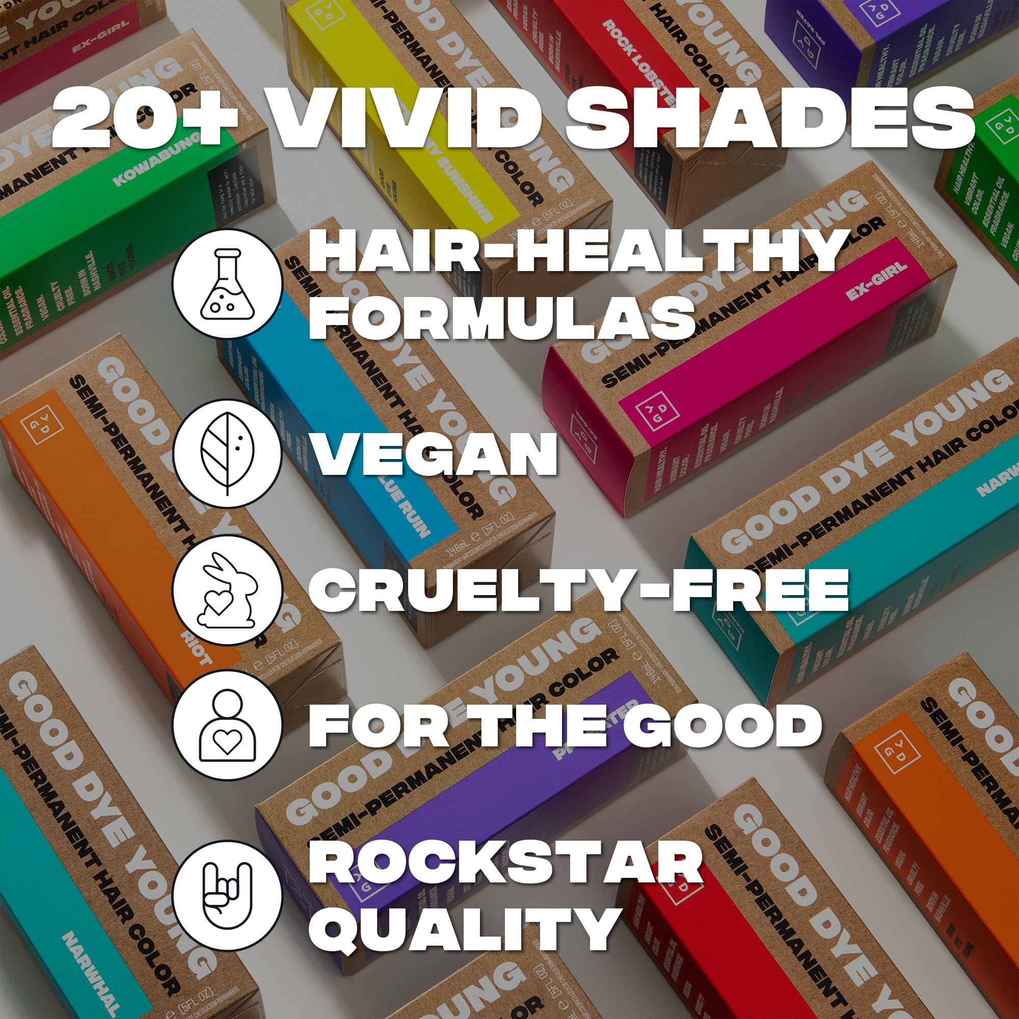 Brand story of Good Dye Young inspiring self-expression through color