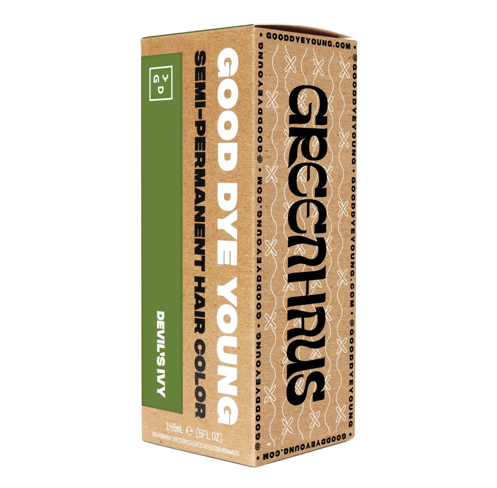 GDY packaging highlights vegan, cruelty-free USA-made color