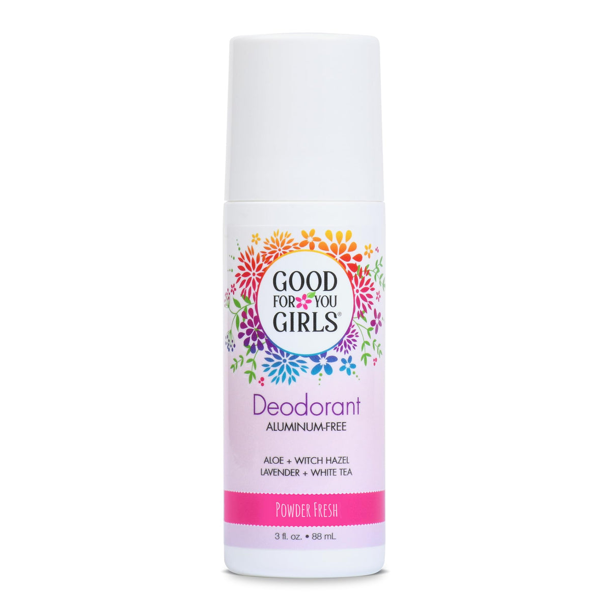 Desodorante Good For You Girls en bote transparente, protección discreta todo el día