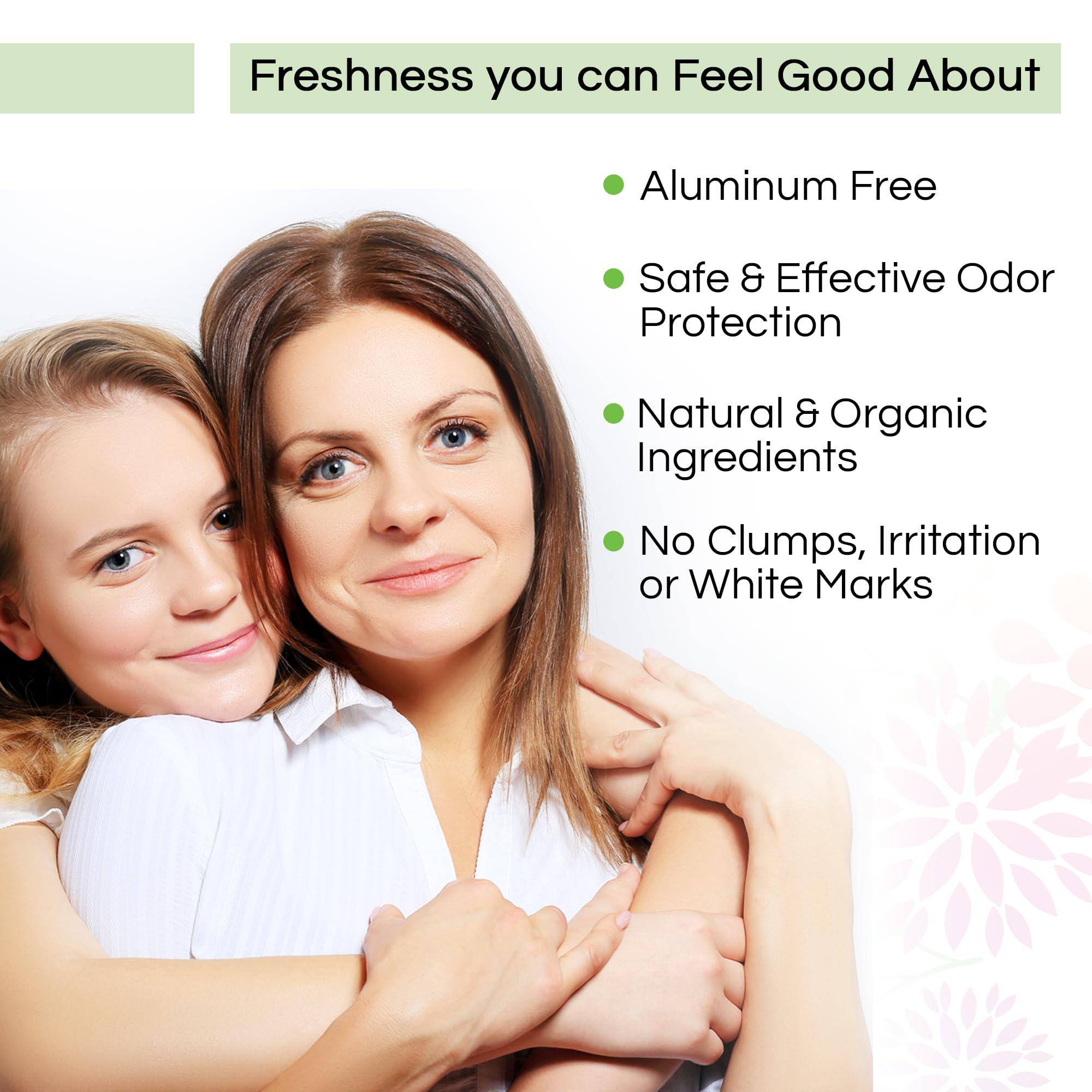 Ingredientes a base de plantas de Good For You Girls para piel suave